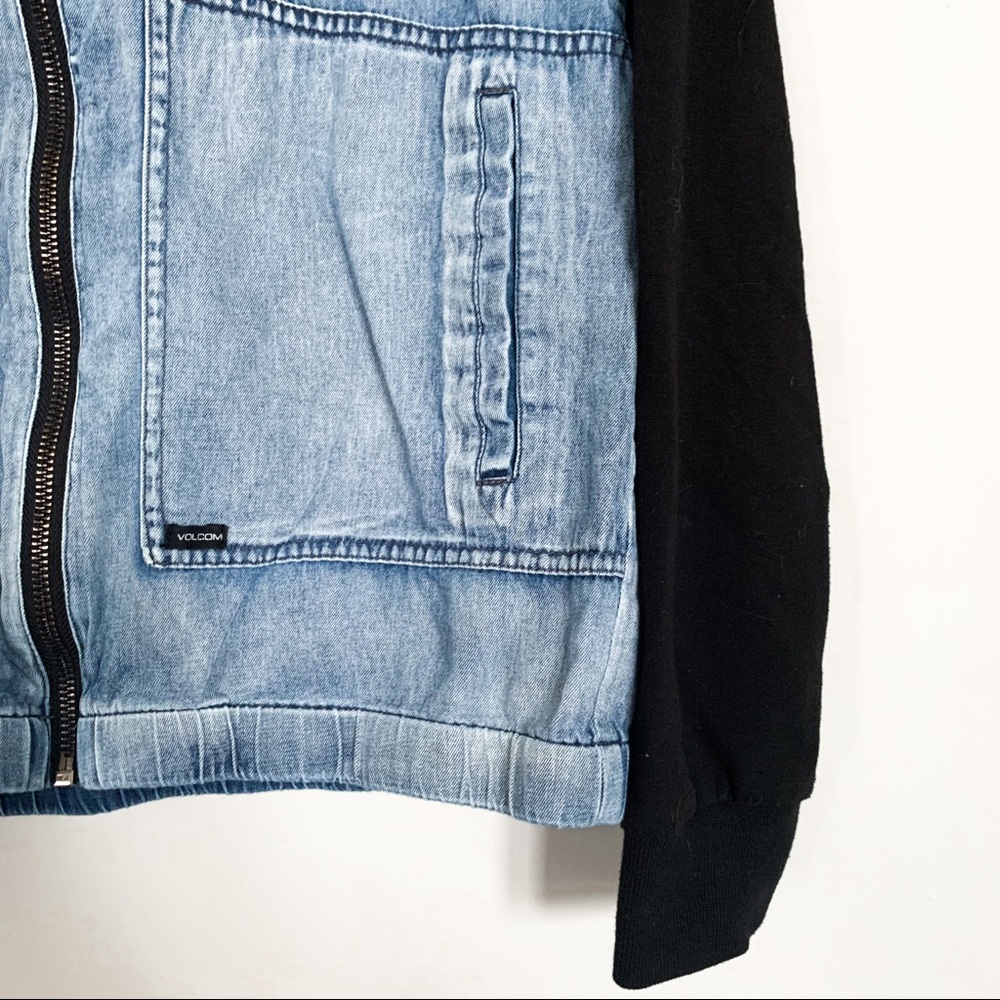 Volcom • Denim Look Zip-Up - Picture 2 of 5